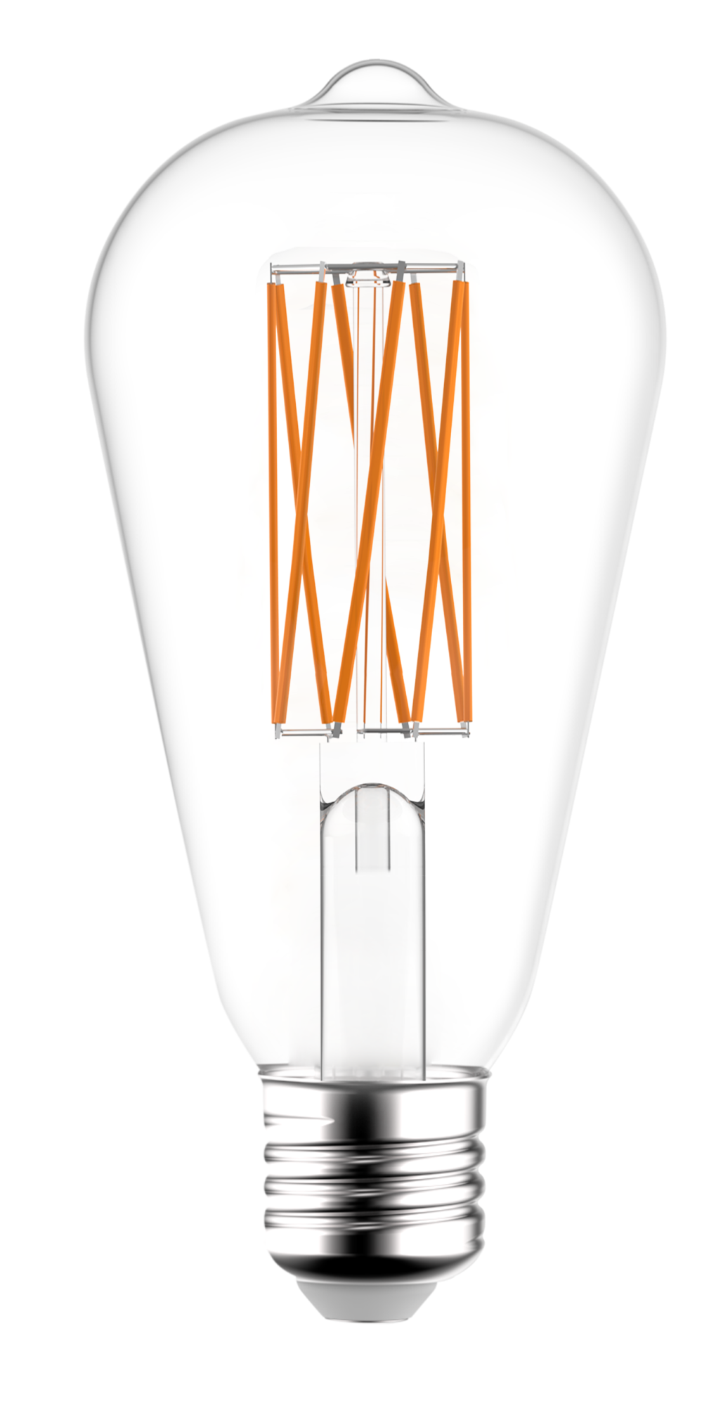 Lot de 2 ampoules led Classe A, Edison, E27, 806Lm = 60W, blanc neutre