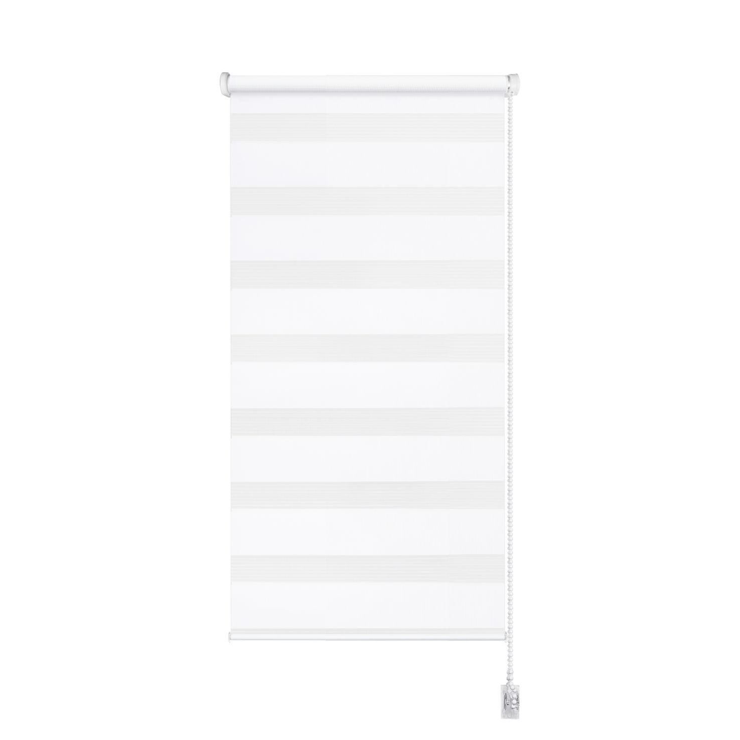 Store enrouleur jour/nuit Rumba blanc, l.90 x H.90 cm, INSPIRE Leroy