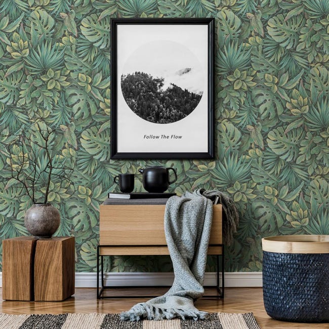 Papier Peint Jungle Forest Vert Leroy Merlin Papier Peint Jungle Forest Vert Leroy Merlin