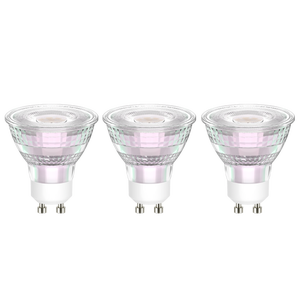 Ampoule LED GU10 Spot Blanc-chaud 50W x3 PHILIPS : le lot de 3 ampoules à  Prix Carrefour
