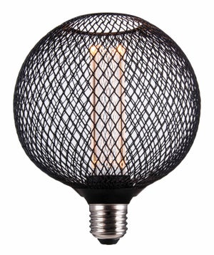 Ampoule Déco Cage Cylindre Noir, Culot E27, Hologramme, Blanc Chaud -  Rfdhe150ccan - Ampoule BUT