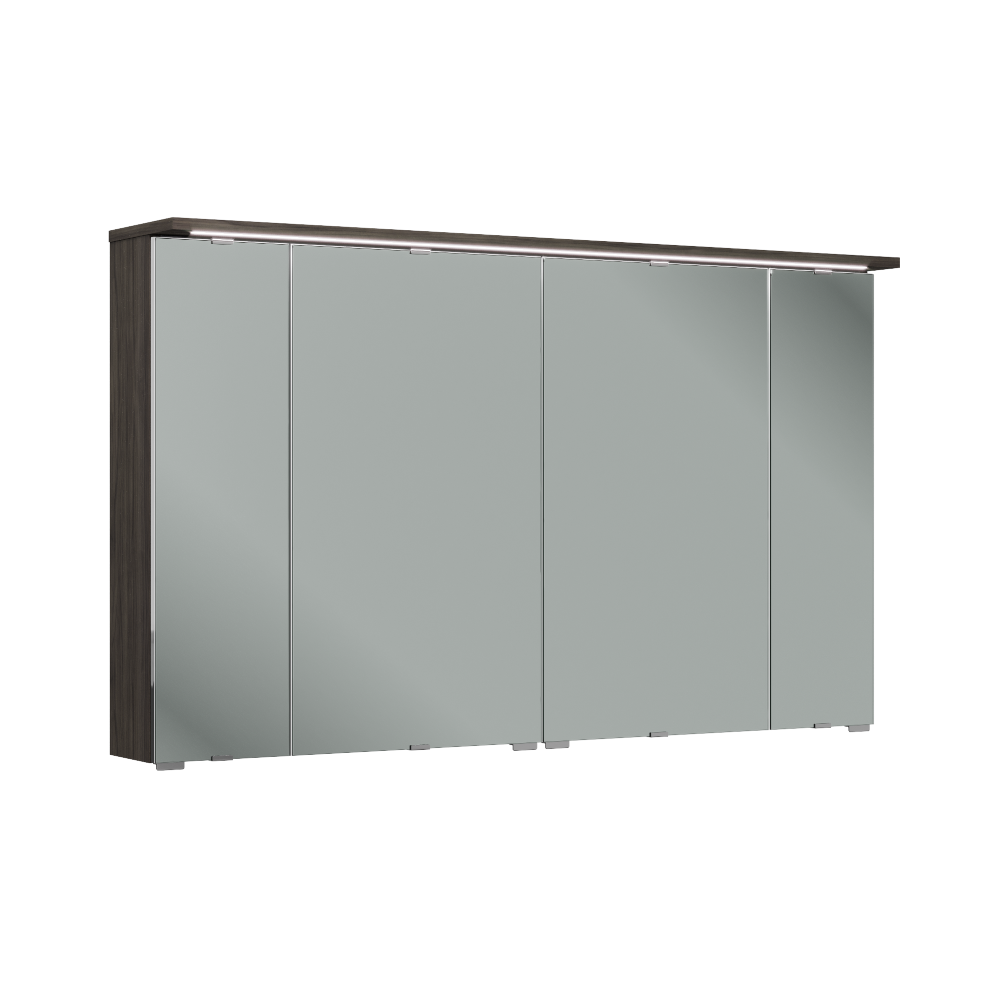 Armoire led 4p de toilette lumineuse l. 120 cm H. 70 cm P. 15 cm, effet