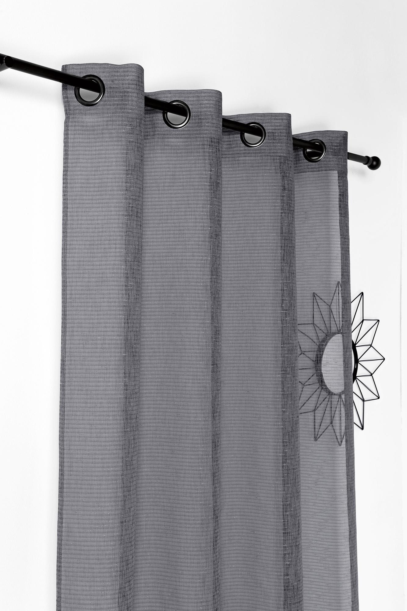 Voilage l.145 x H.240 cm Leroy Merlin