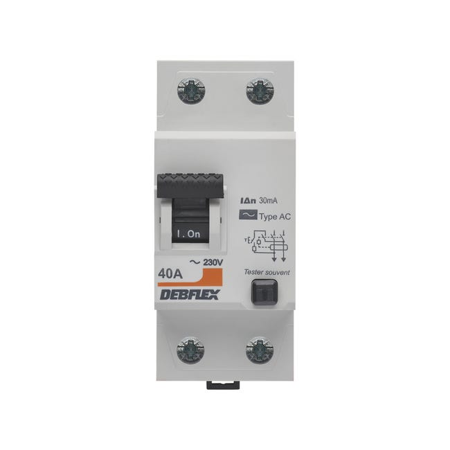 Interrupteur différentiel DEBFLEX 40 A type AC