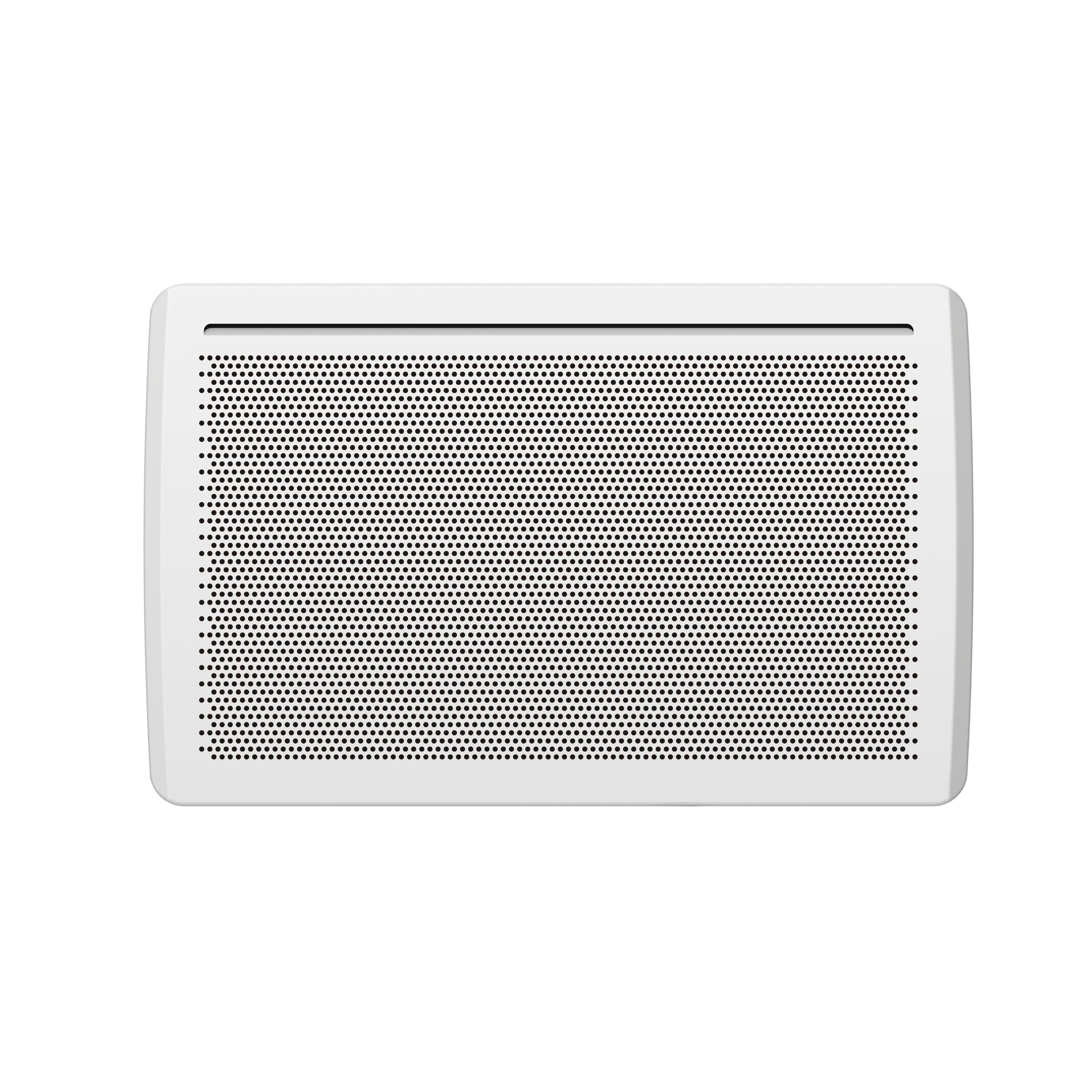 Radiateur électrique fixe 2000W - Panneaux rayonnants - Écran LCD -  Thermostat programmable - Blanc - Voltman
