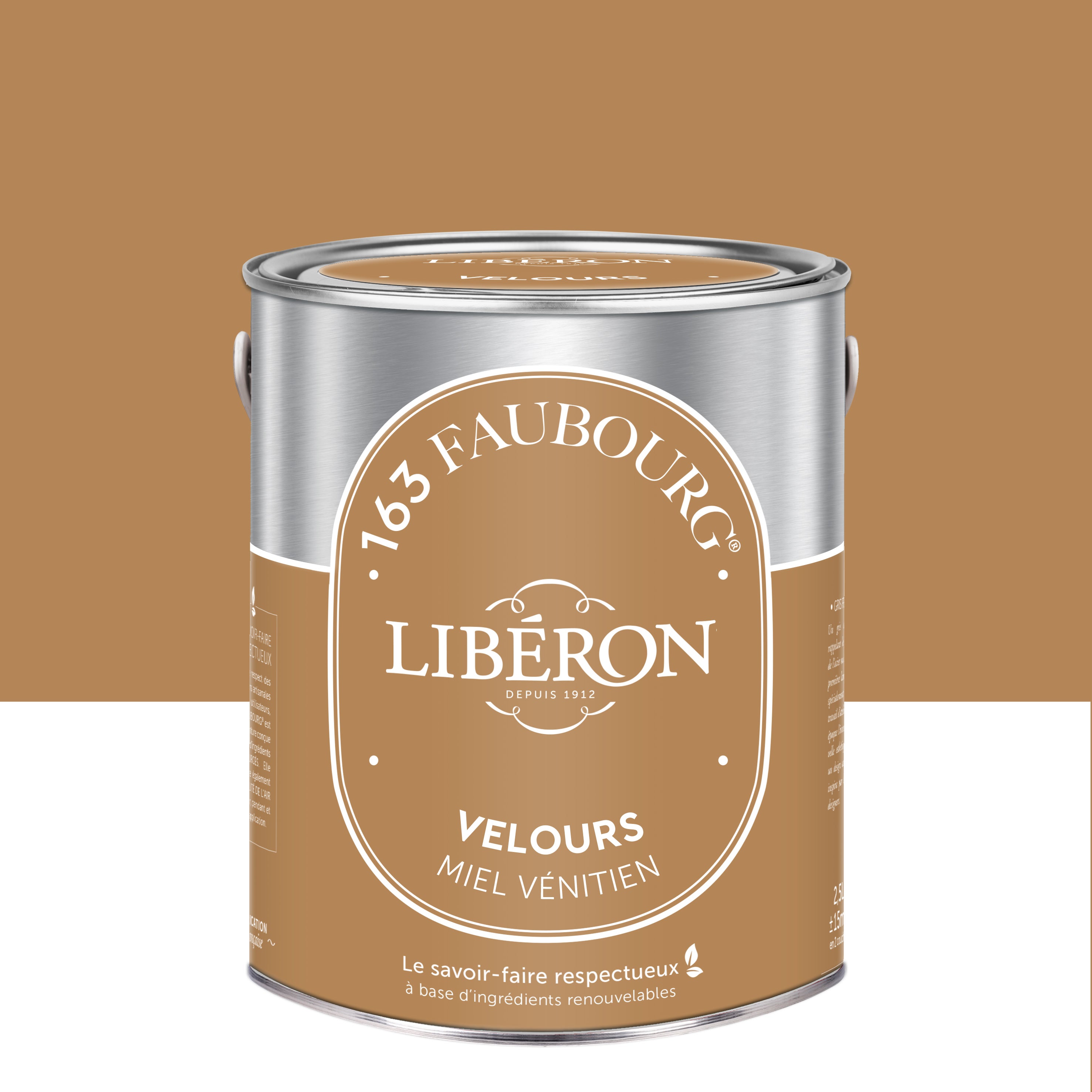 VELOURS DE PEINTURE ® - Couleur Brun Cuir - Libéron