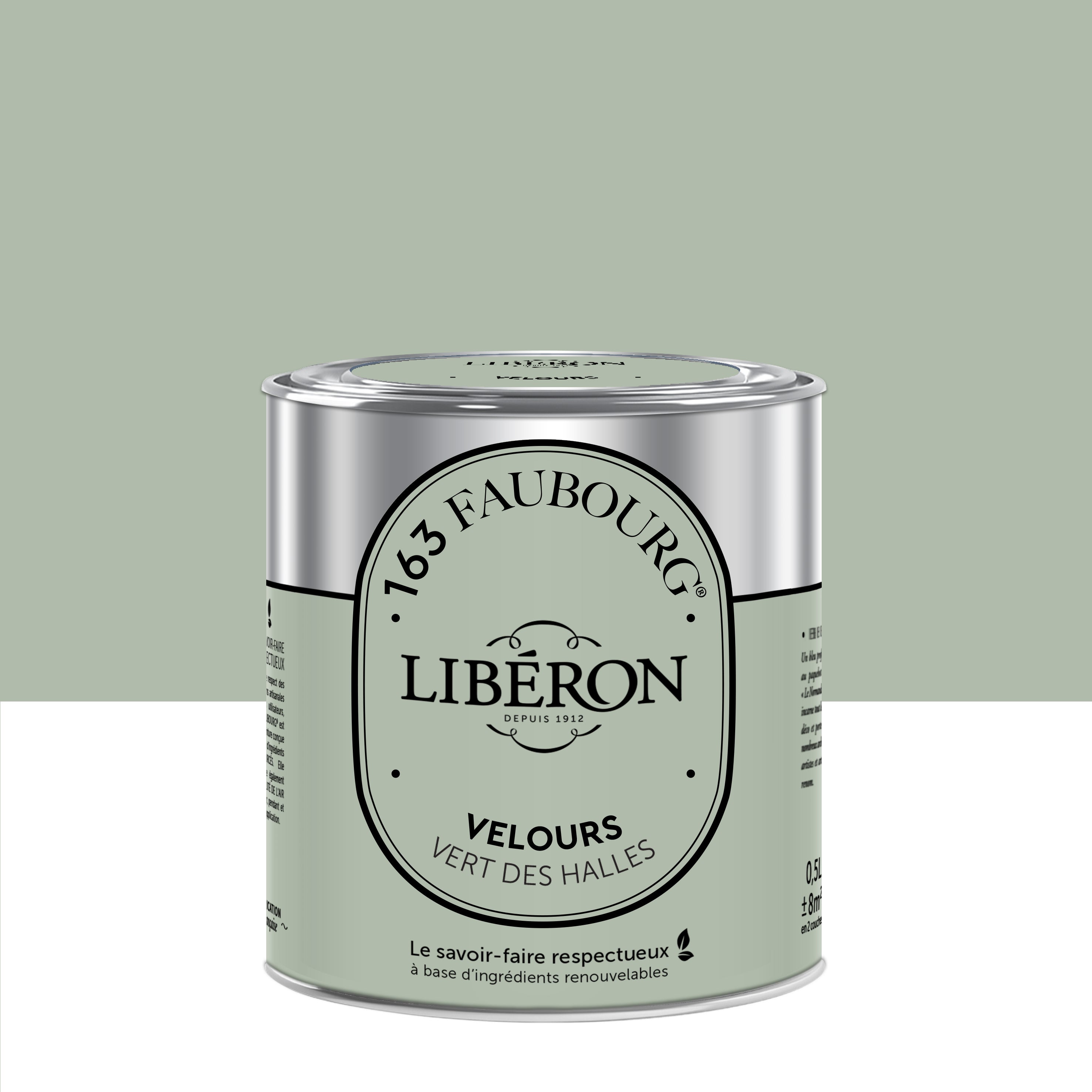 VELOURS DE PEINTURE ® - Couleur Vert Luxembourg - Libéron