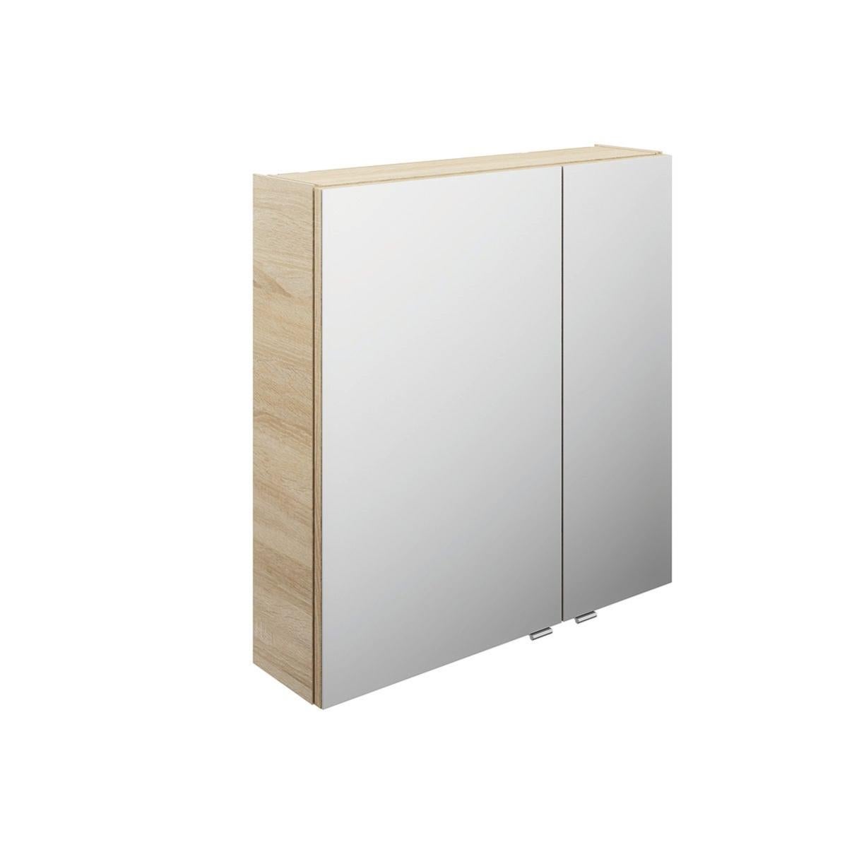 Armoire de toilette led l. 70 cm, imit chêne castello Image Leroy Merlin