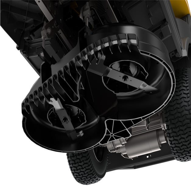 RYOBI® : Découvrez le nouveau Rider RM480E, une tondeuse autoportée sur  batterie 48V 100 Ah avec 2 heures d'autonomie