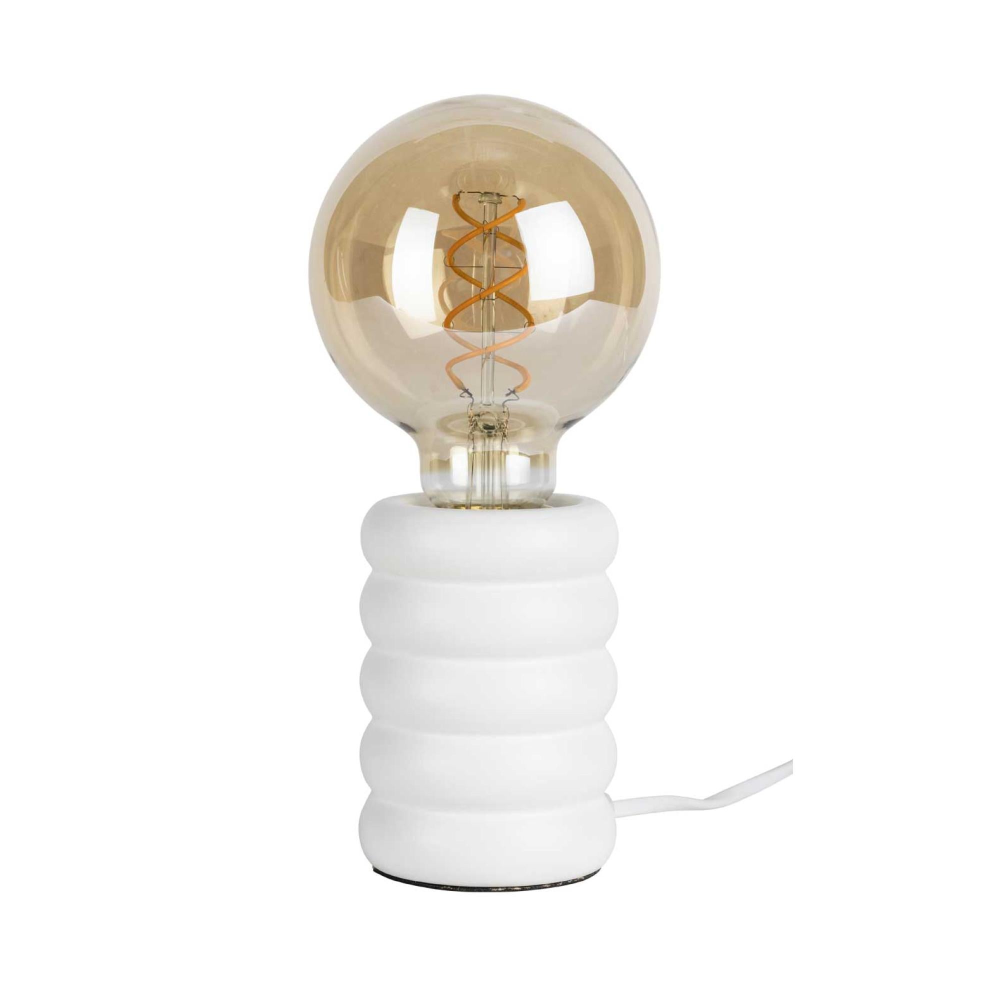 Lampe e27 max 25W moderne céramique, MATHIAS Leroy Merlin