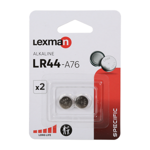 Lot de 2 piles bouton lithium cr2430, LEXMAN