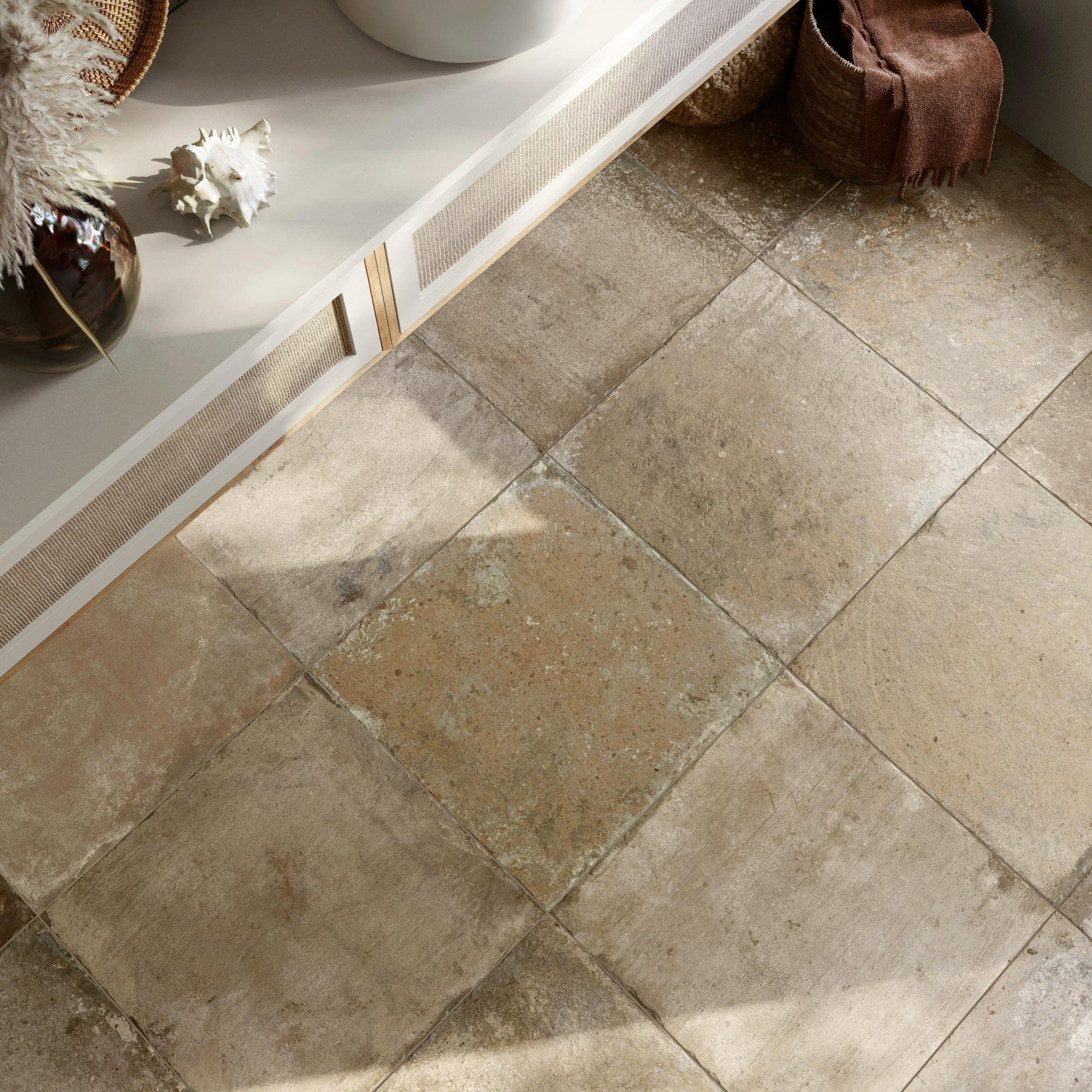 Lot De Carrelage Sol Terre Cuite Beige - 33x33 Cm, Antidérapant R10, Fini Mat - 40 M² - Fabriqué En Espagne
