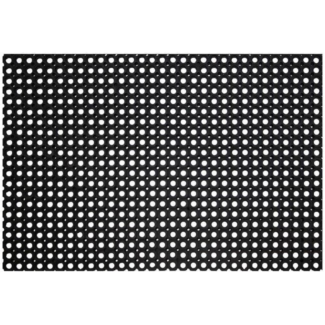 Doortex Tapis d'extérieur rectangle en caoutchouc 80 x 120 cm - Noir - Tapis  Chaise de Bureaufavorable à acheter dans notre magasin
