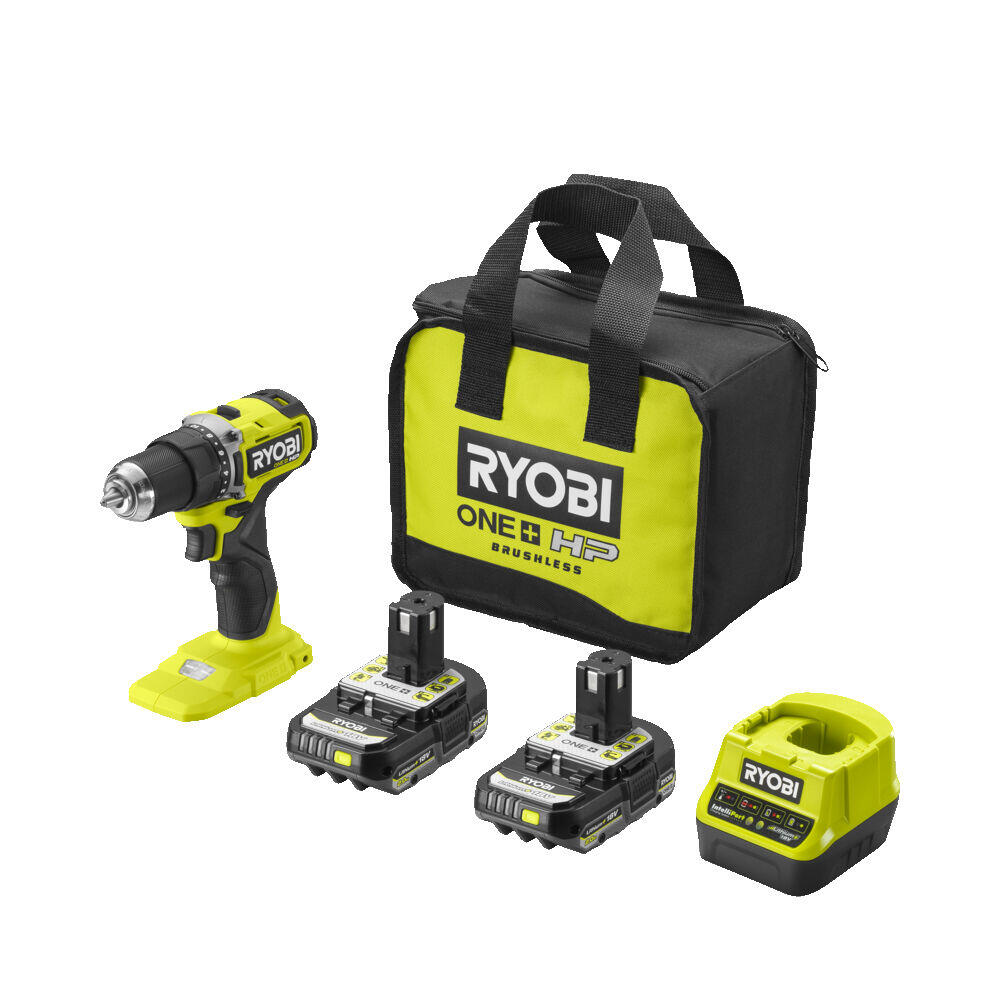 Perceuse sans fil RYOBI, 18 V 2 Ah, 2 batteries RDD18C-2C20SA32