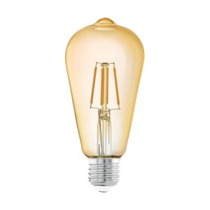 Ampoule Led globe E27 1700 K - grand format - Vintage doré