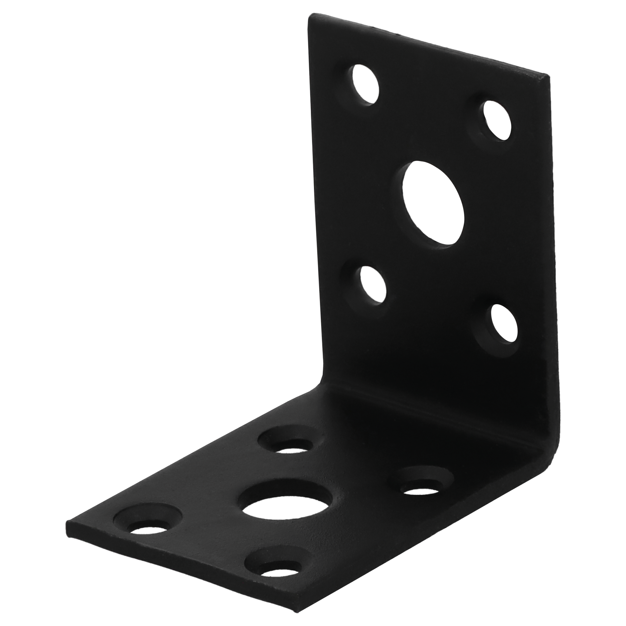 Equerre acier zingué noire Magnodur 50x50x35, SUKI Leroy Merlin