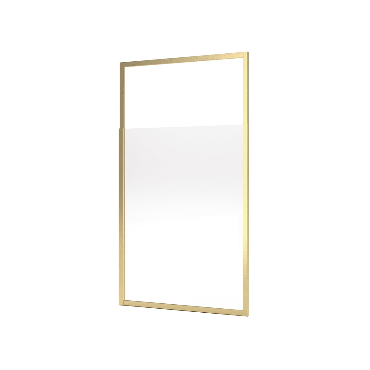 Pare-muret fixe transparent gold, H.110 x l.100 cm Unik | Leroy Merlin
