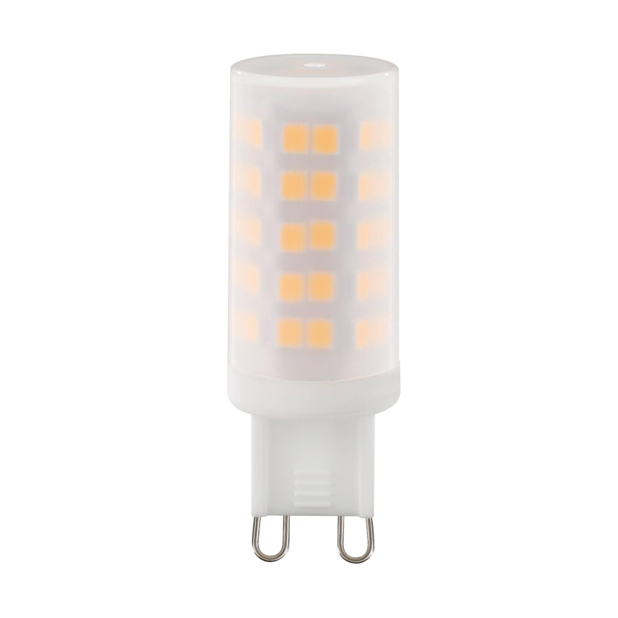 Lot de 2 ampoules led capsule G9 430Lm 40W blanc chaud EGLO Leroy Merlin