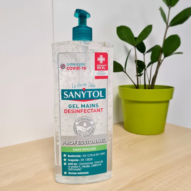 Sanytol - Lingettes Désinfectantes Hydratantes Mains - Bactéricide