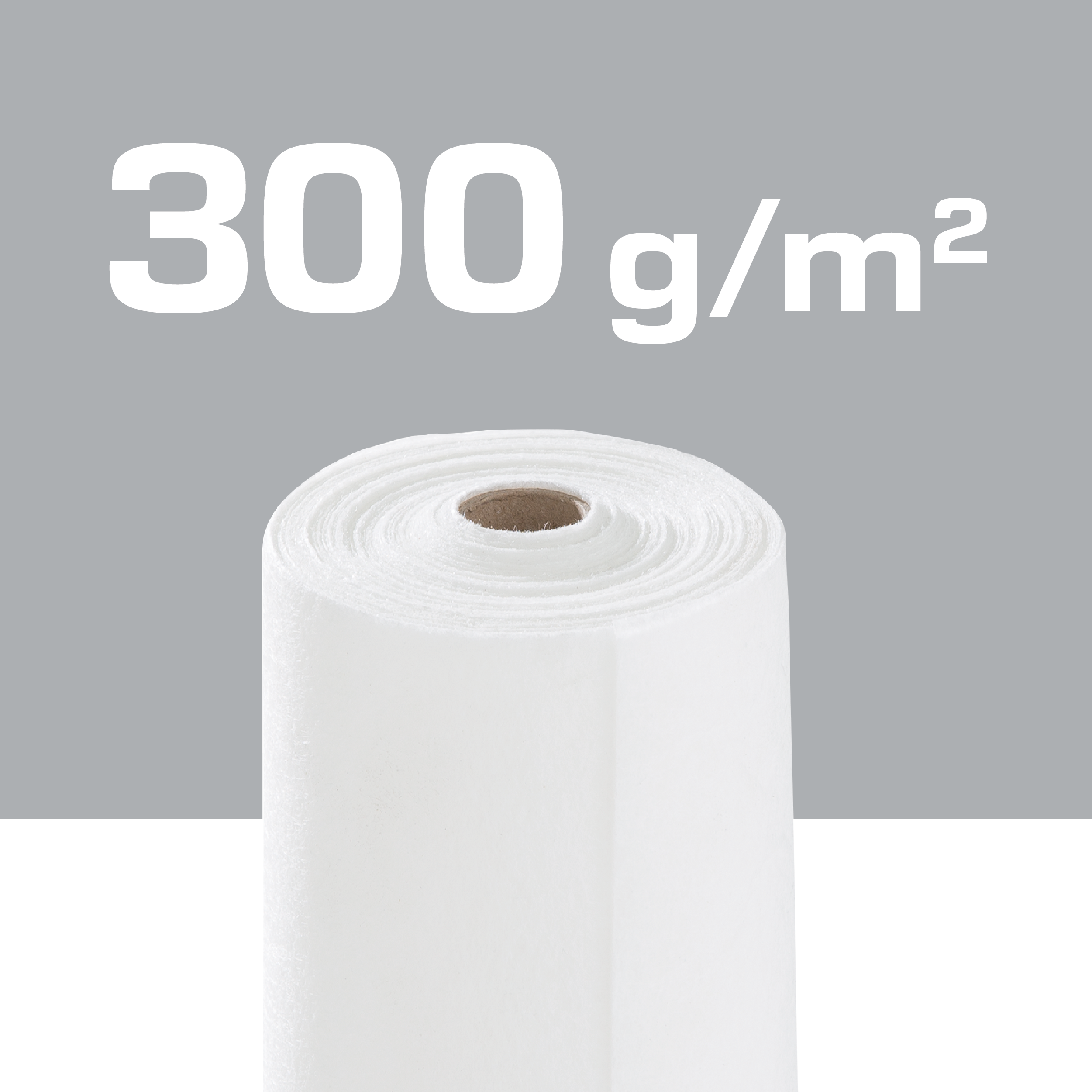 Géotextile blanc 300 gr/m² - 4 x 25 ml, PLASTIDIS