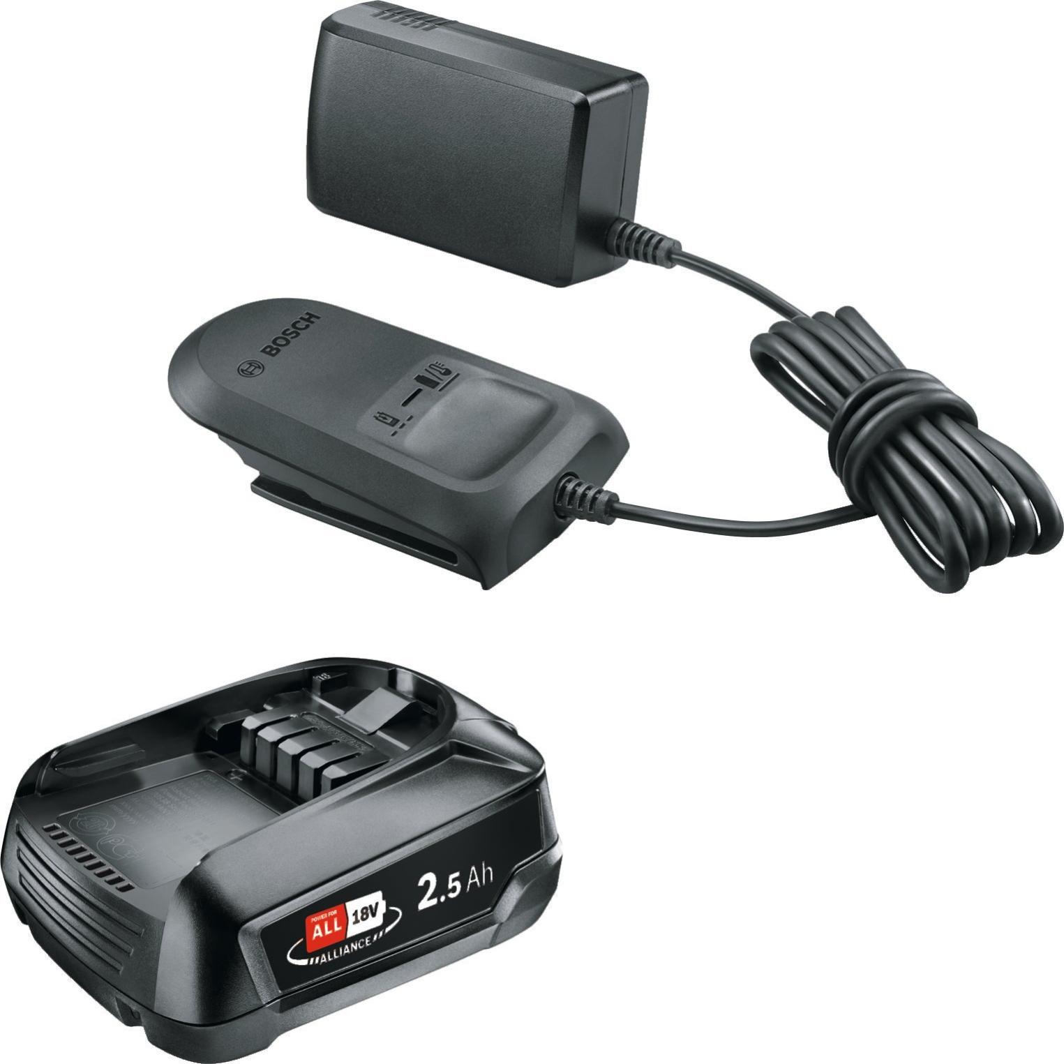 Chargeur et batterie BOSCH, 18 V, 2.5 Ah | Leroy Merlin