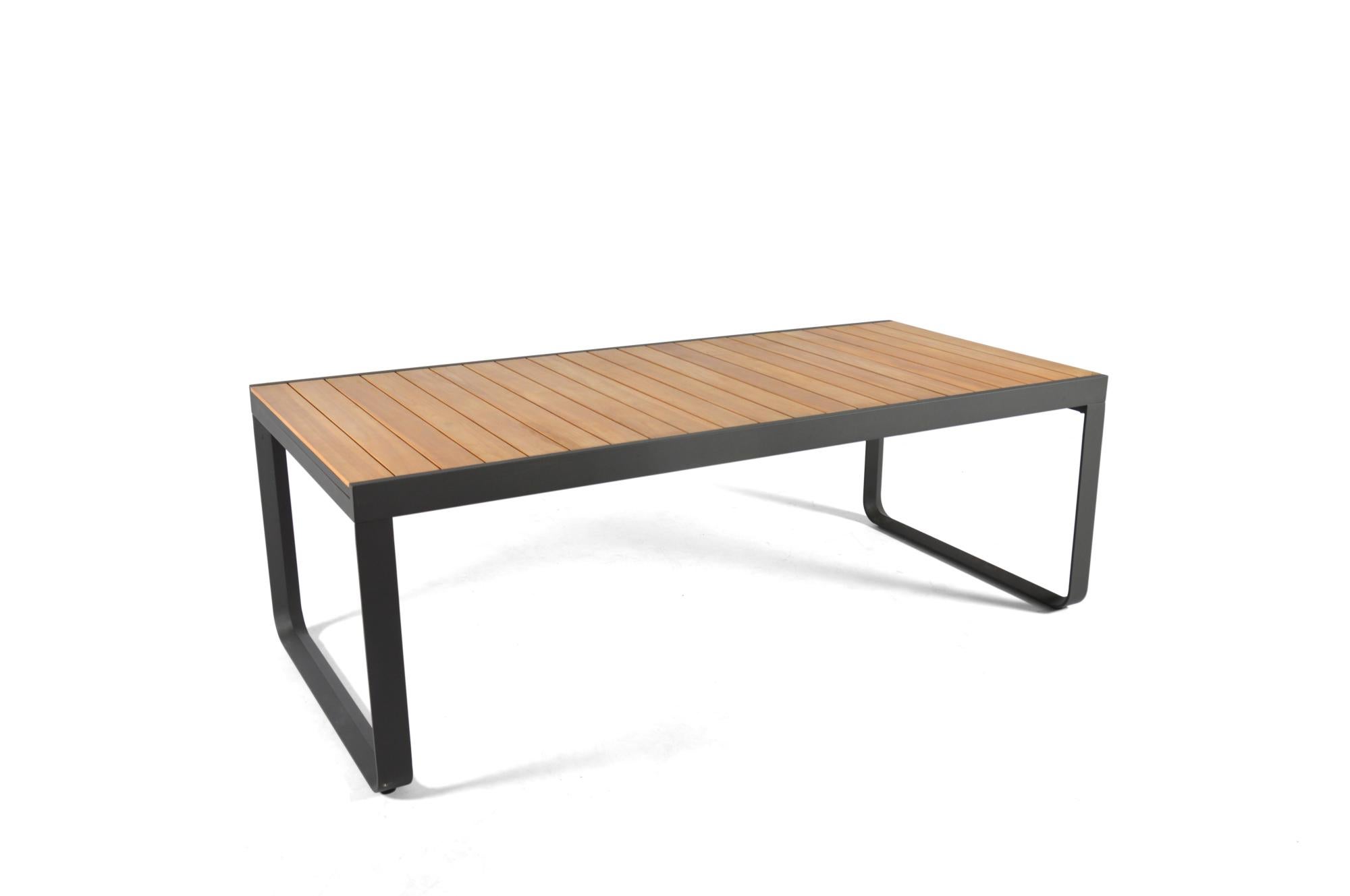 Table de jardin ARCANE rectangulaire marron 10 personnes | Leroy Merlin