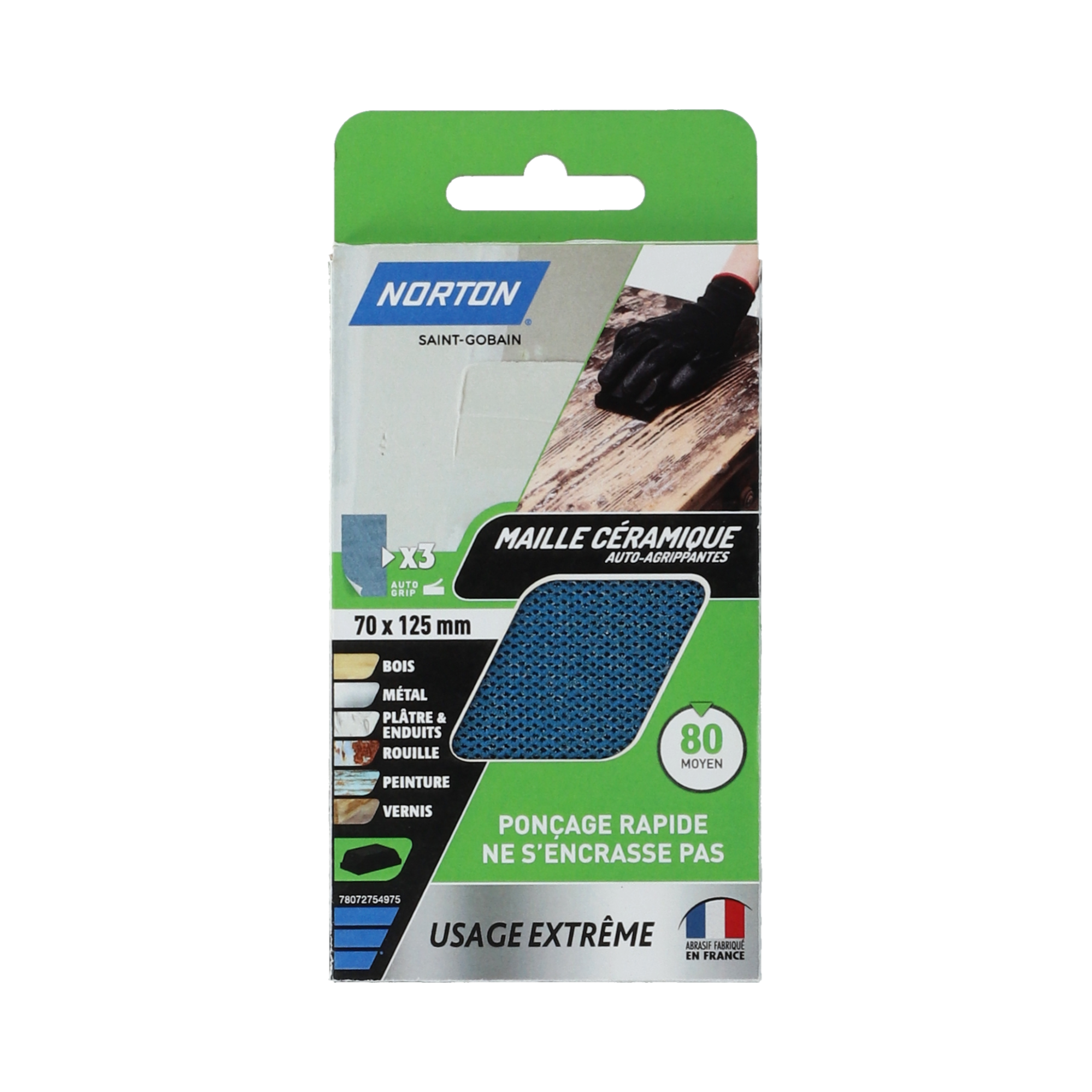 Klingspor Lot De 25 Disques Abrasifs En Maille Velcro AN 400