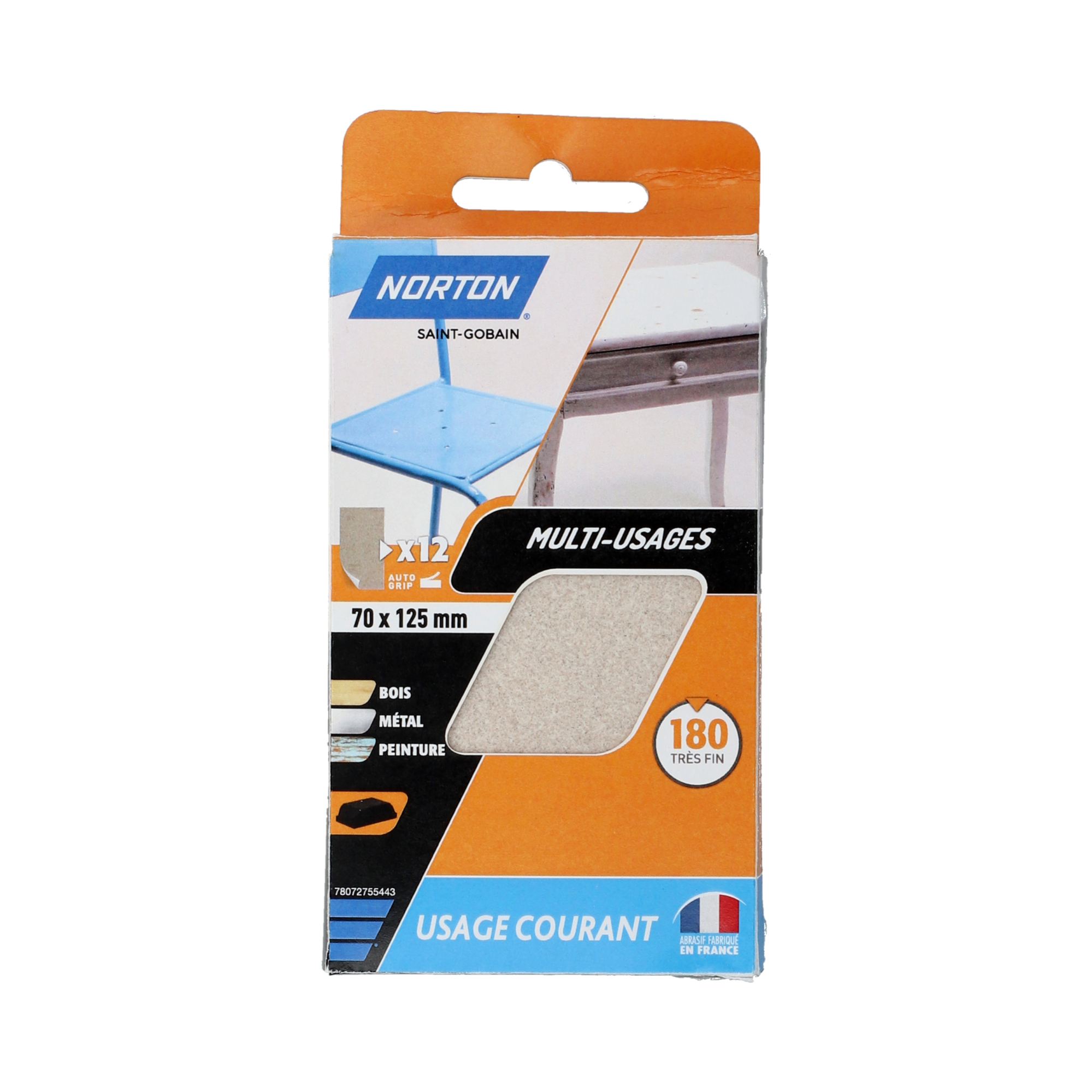 Disques Abrasifs Bosch Lot De 12 - Grain 180 - Pour Ponceuse Excentrique - Ø40mm