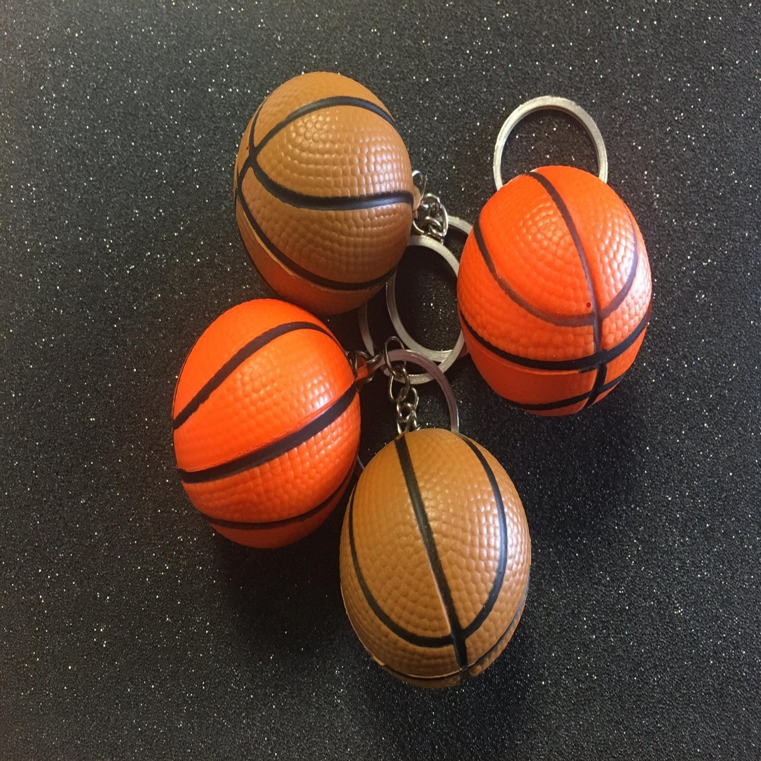 Porte-clé ballon bois basket