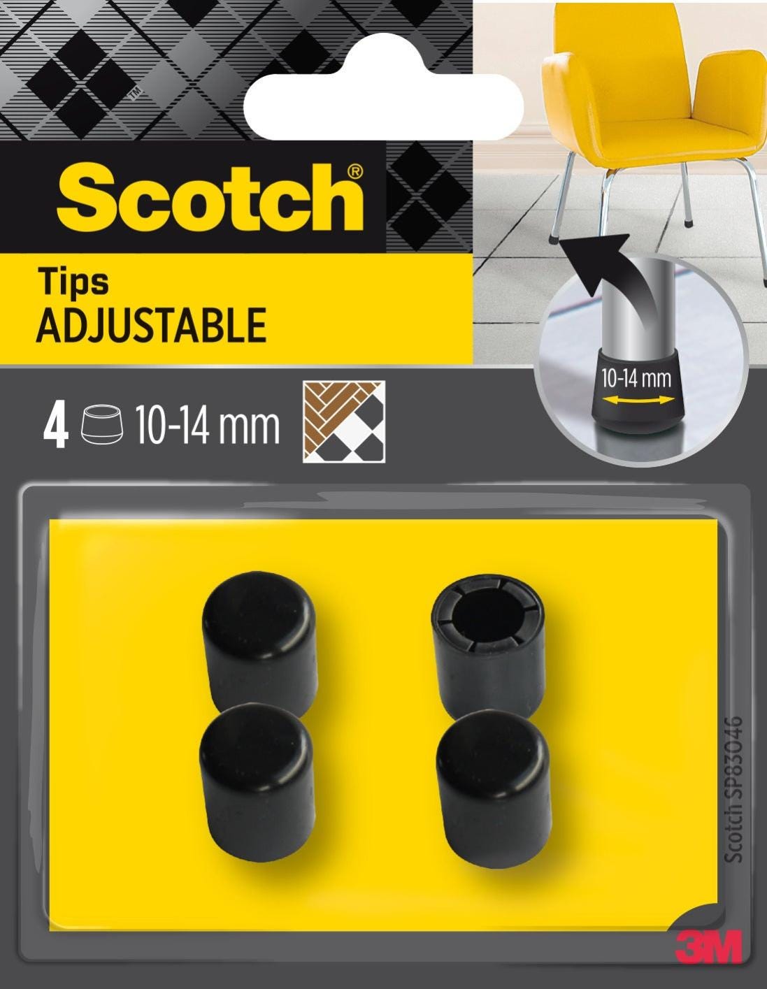 4 Embouts En Plastique SCOTCH 10 Mm Leroy Merlin 4-embouts-en-plastique-scotch-10-mm-leroy-merlin