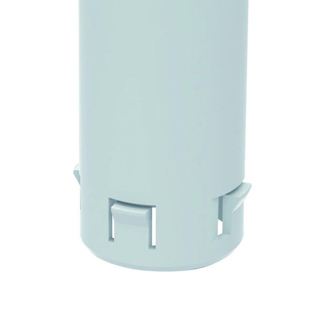 Siphon évier plastique, soupape anti-vide, hauteur réglable 62/97 mm,  VALENTIN