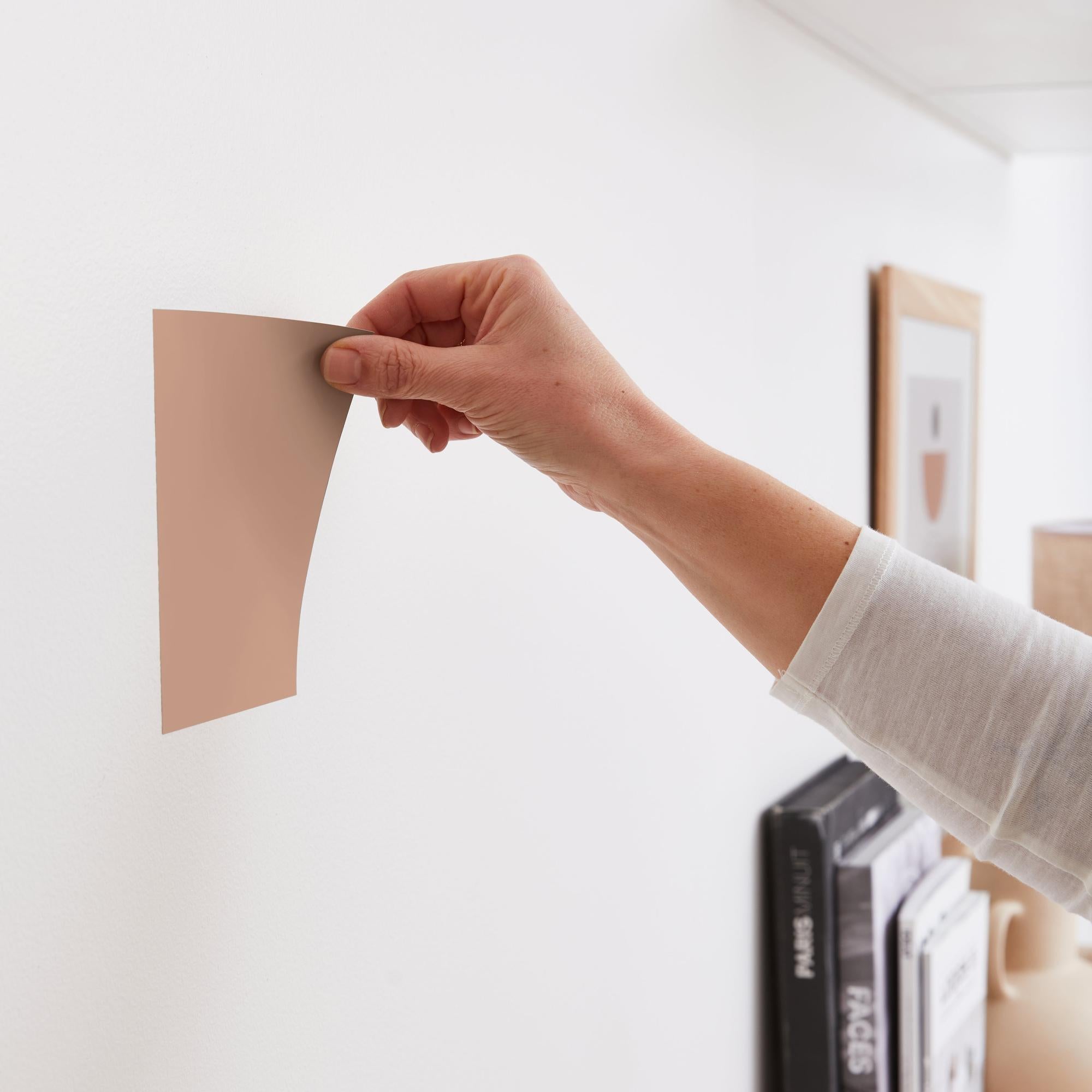 Sticker repositionnable 10x15 cm ENVIE brun delicat velours Leroy Merlin