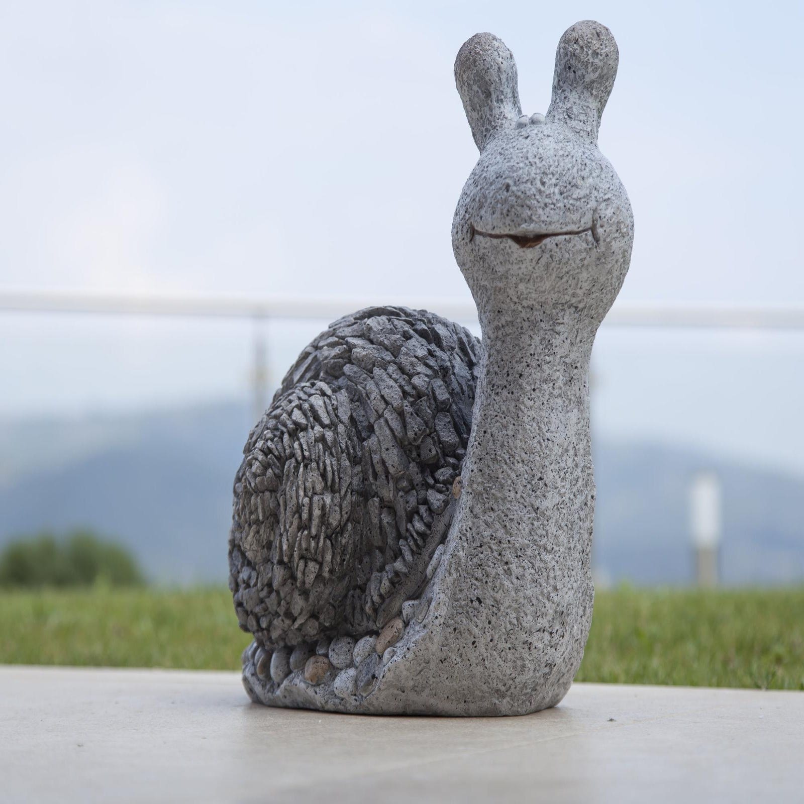 Sculpture de jardin en béton - escargot