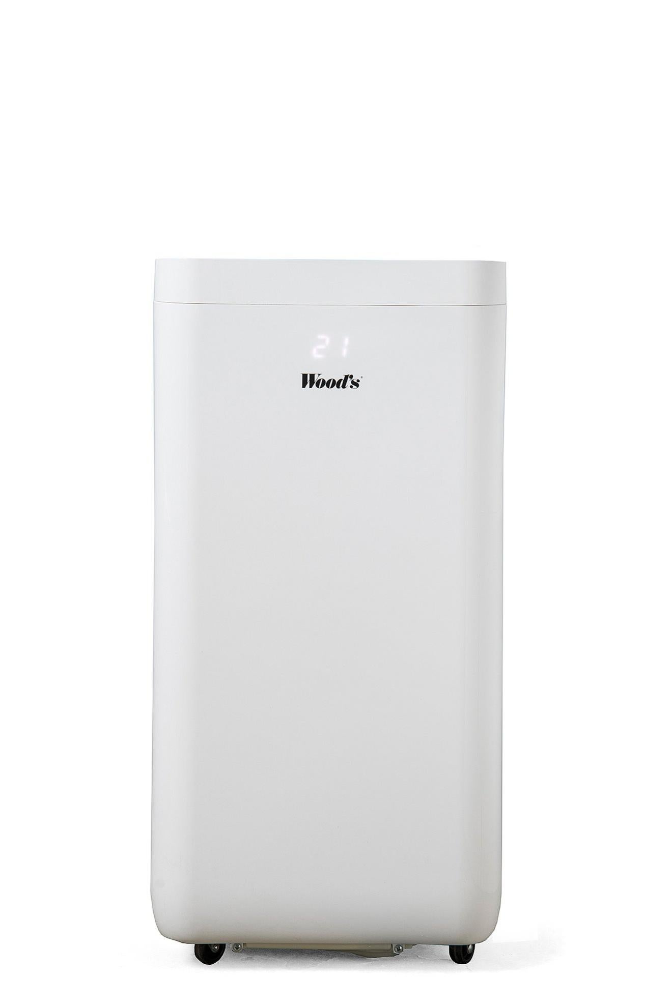 Climatiseur mobile réversible WOOD'S Milan 7K Duo 2000 W Leroy Merlin