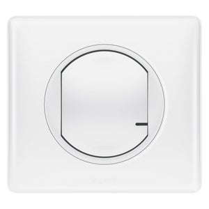 Legrand - celiane interrupteur simple lumineux blanc 210099502 - Conforama