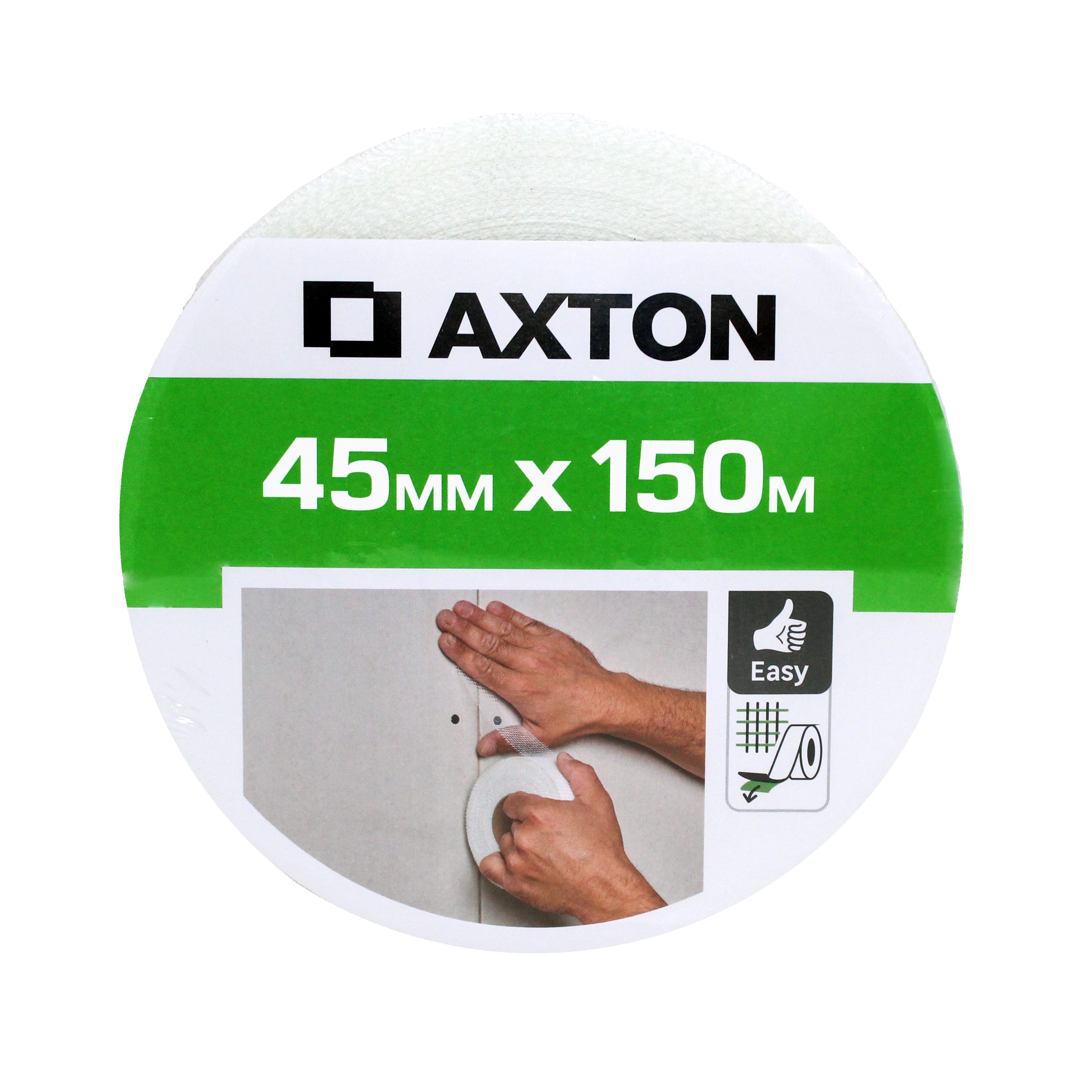 Bande à joint fibre de verre Grillagée AXTON, L.50 m x l.48 mm