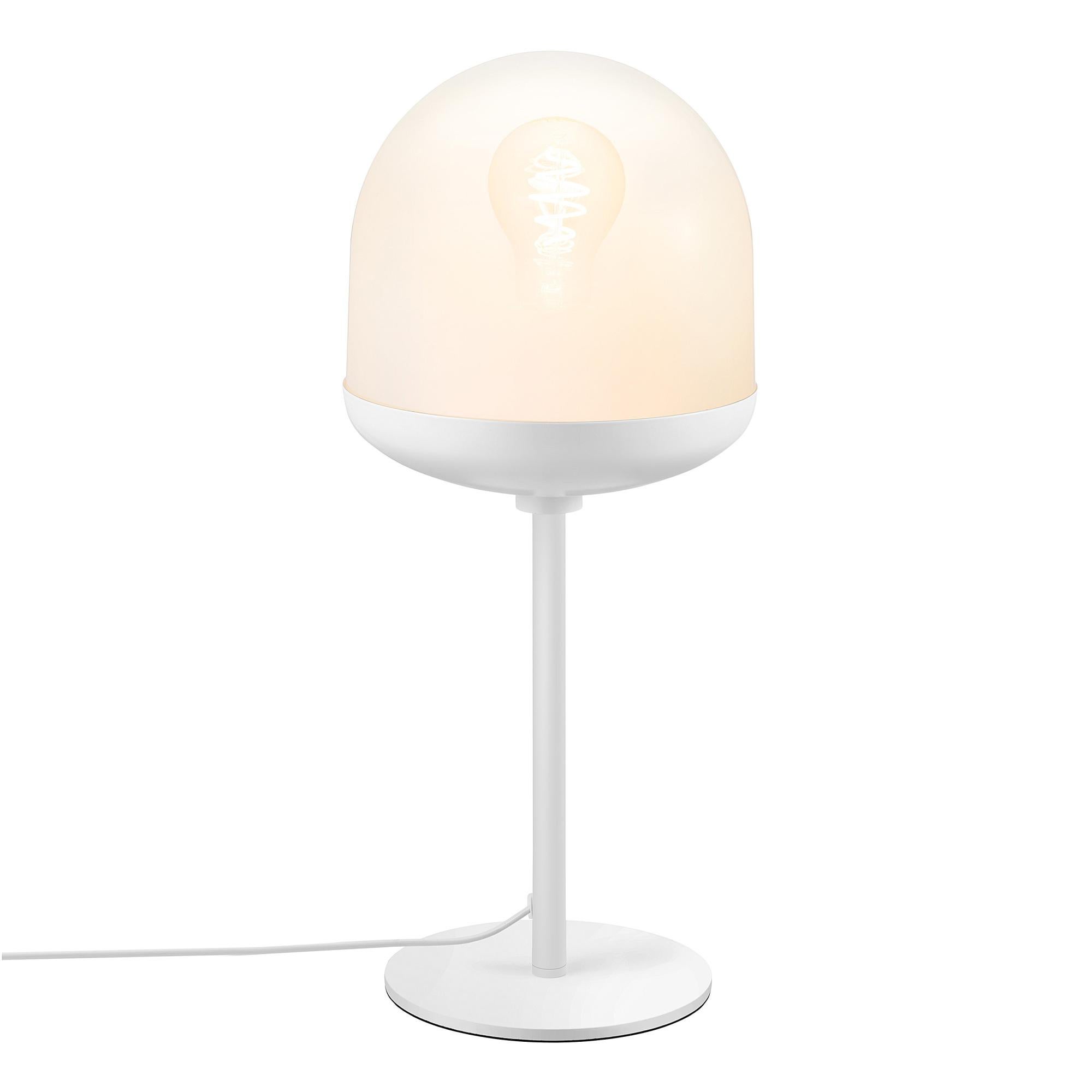 Lampe 2112035001, acier, blanc, H.42.5 cm, E27 | Leroy Merlin