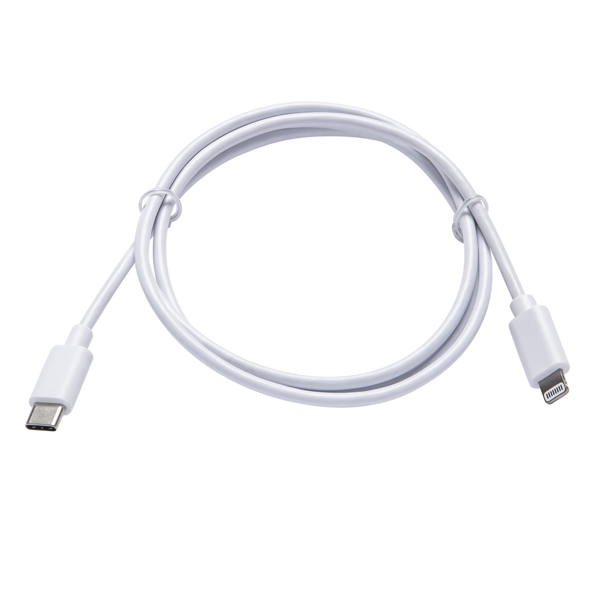 Câble USBC/Lightning, 1m, blanc, Lexman Leroy Merlin