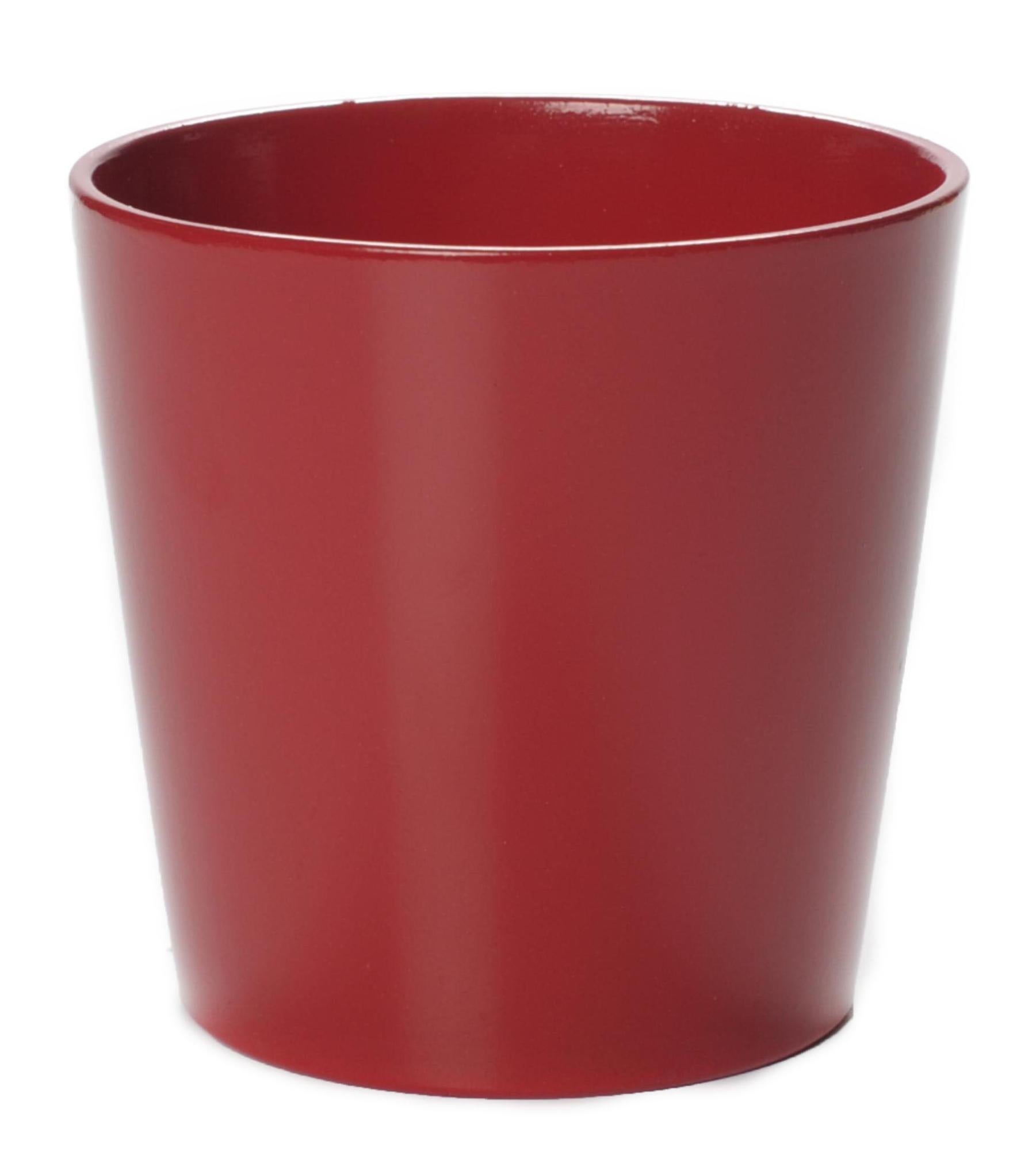 Cachepot Céramique Rouge, Cache Pot D12 H11cm Leroy Merlin