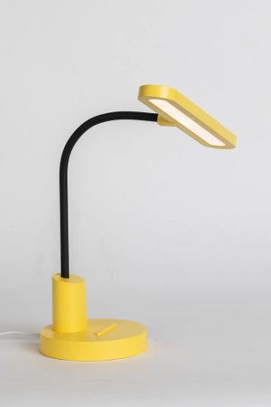 Lampe de bureau enfant rechargeable jaune Carola