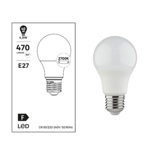 Aigostar Ampoule LED E27 Blanc Chaud 3000K, Ampoules Globe A60 de 12W, 984  lumens. Angle de