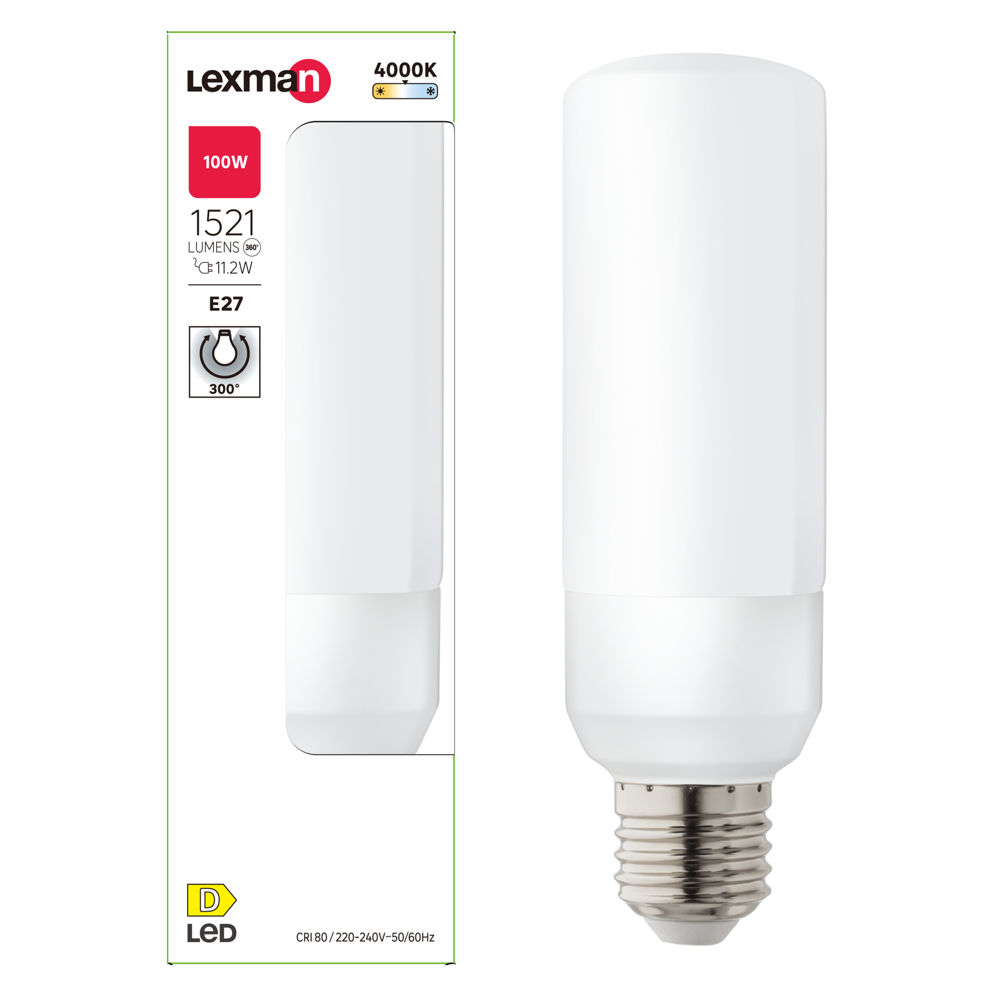 Ampoule led E27, Epi, 1521lm = 100W, blanc neutre, LEXMAN Leroy Merlin