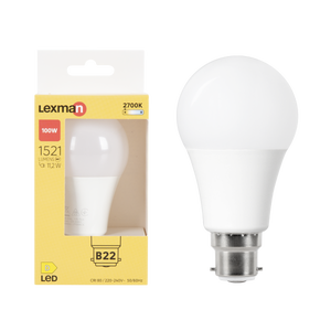 Ampoule LED B22 Standard Blanc-chaud Dépolie 60W X1 SIMPL : l