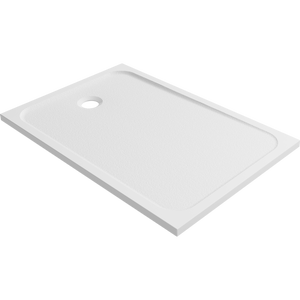 Receveur de douche extra-plat 90 x 120 cm, acrylique, blanc, Galedo Pedra  Linéaire