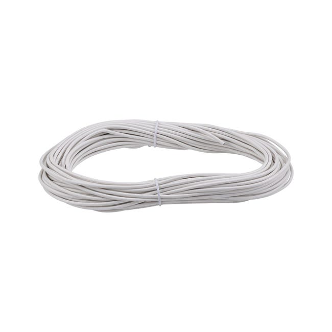 Branche Tilleul blanc 3 m, 504 microled blanc chaud, câble métal argenté
