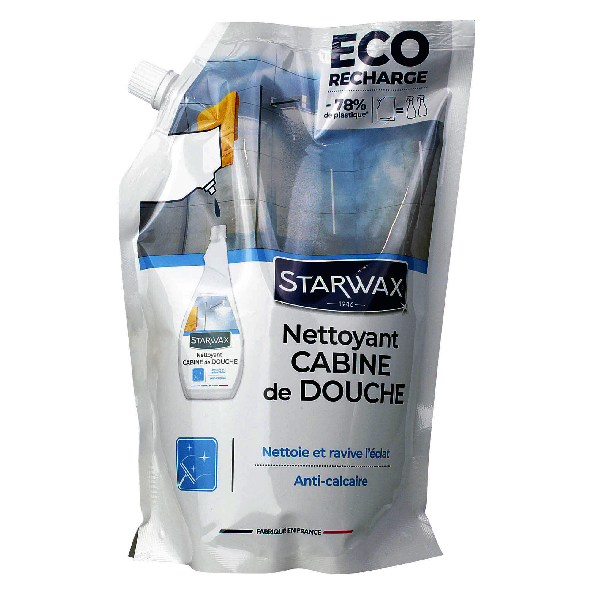 Starwax Nettoyant anti-calcaire cabine de douche STARWAX 0.5 l