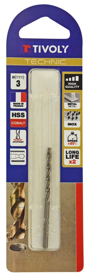 Foret conique étagé HSS + Cobalt spécial inox pour perçage Ø 4 à 20 mm - Le  Temps des Travaux