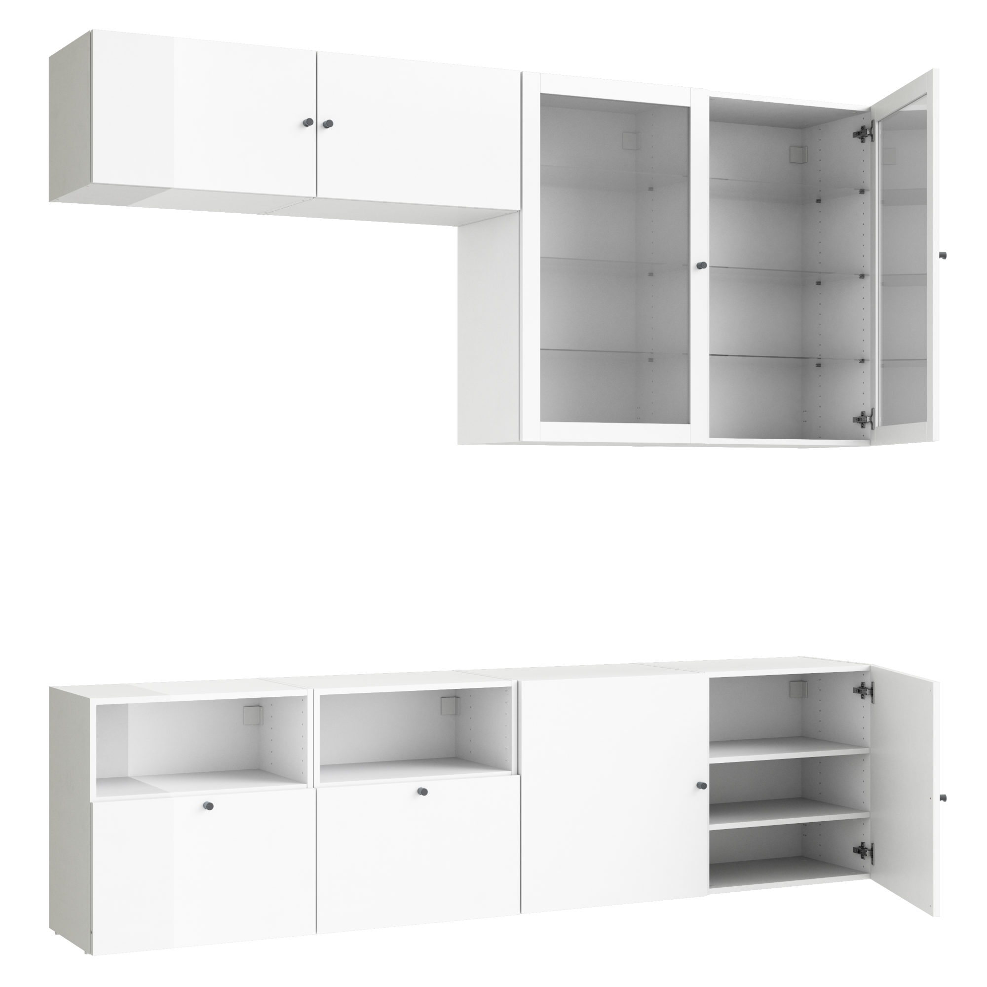 meuble-tv-spaceo-evo-m-blanc-h-166-4-x-l-240-x-p-38-cm-leroy-merlin
