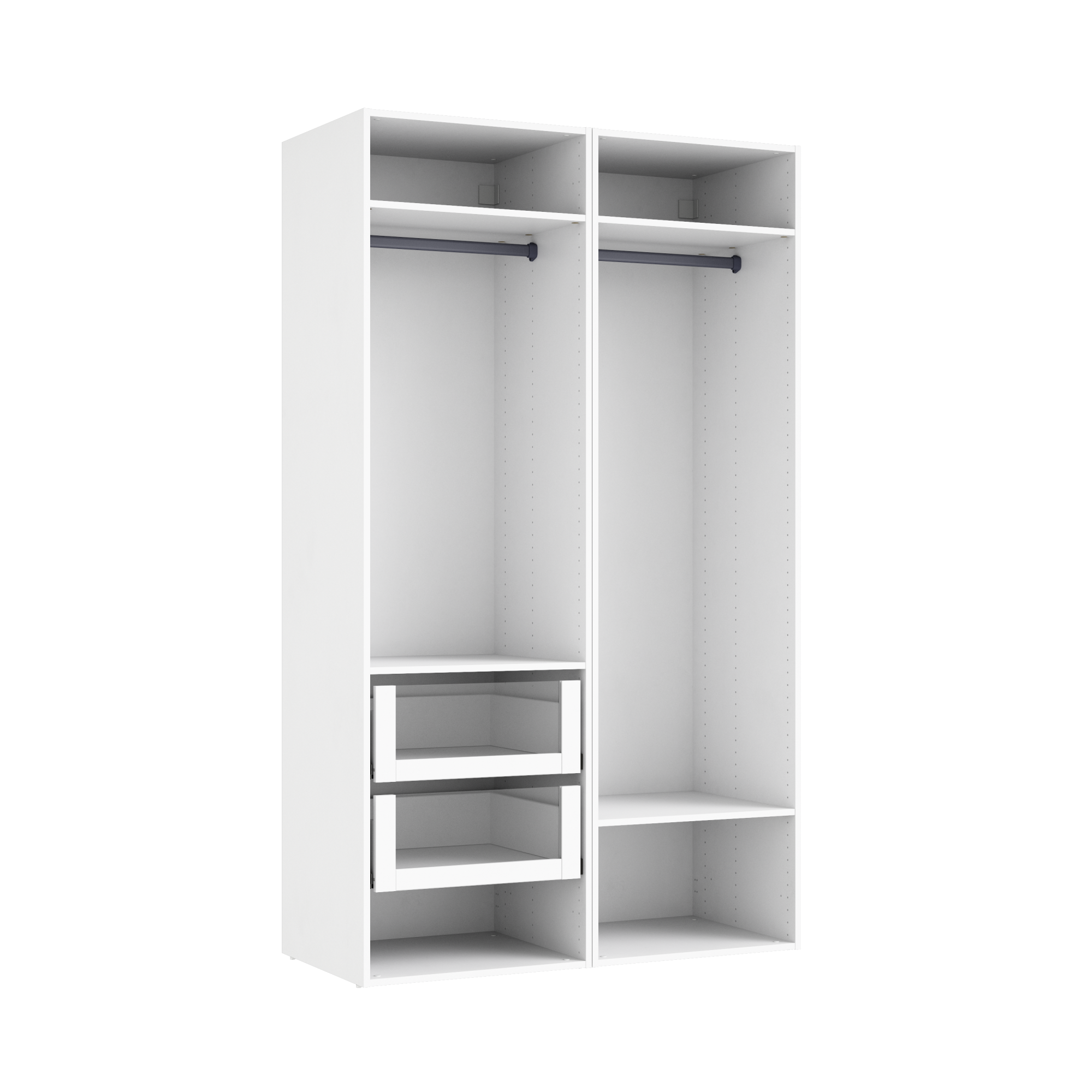 Dressing SPACEO Evo'm blanc H.204.8 x l.120 x P.54 cm | Leroy Merlin