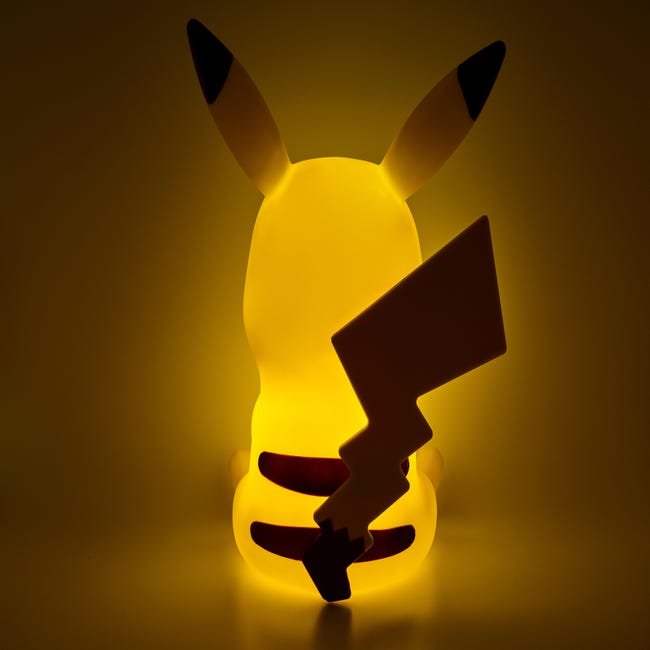 Veilleuse Pikachu assis, h.40cm jaune / doré, H.40 cm